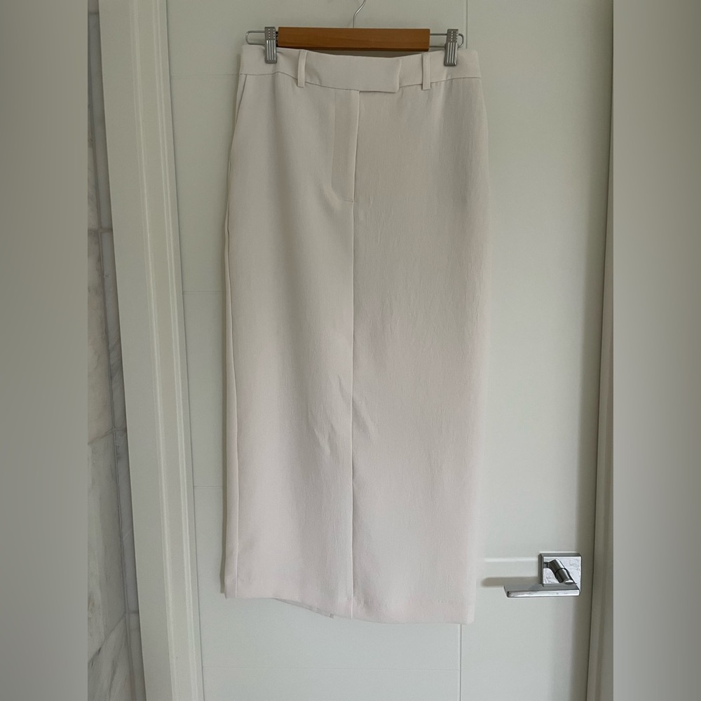 Joie cream pencil Maxi Skirt sz 6 NWT